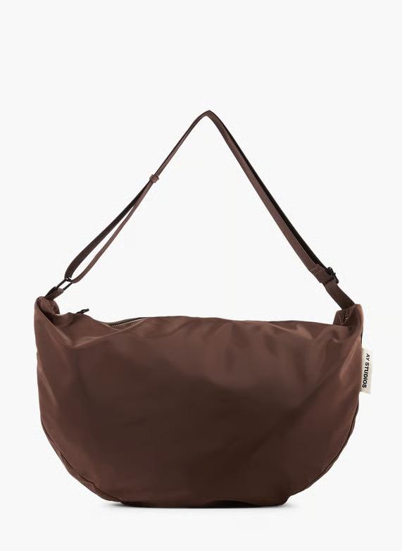 AY Studios Messenger Bag Dark Brown Unisex Umhängetasche braun